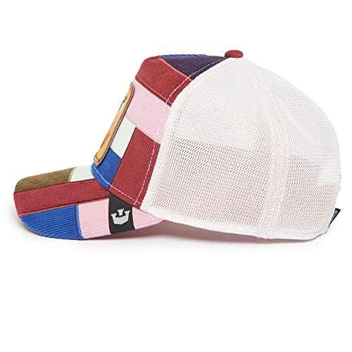 Goorin Bros. The Farm Patchwork Collection Unisex Trucker Hat, Red (Right Side of The Bed), One Size