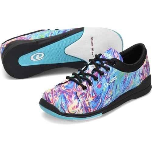 Dexter Womens Bowling Shoes, Groovy Blue, 6.5 US