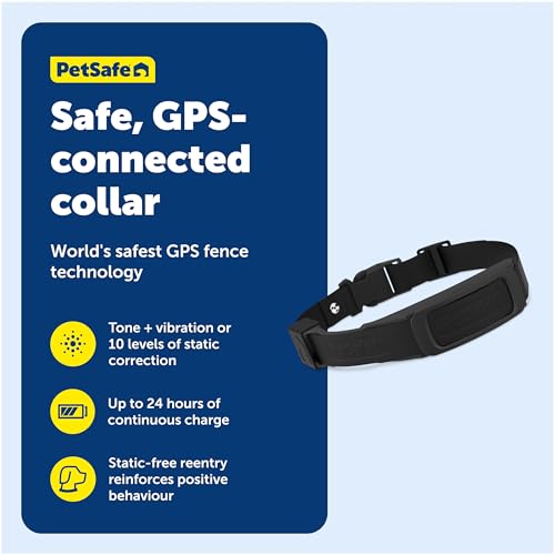 PetSafe Guardian GPS Dog Fence Add-A-Dog Collar - Add-On for Guardian GPS Fence System - AccuGuard Technology - Tone Vibra...