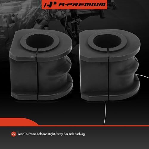 A-Premium 2 x Rear To Frame Sway Bar Bushing Kit, Compatible with Ford Mustang 1999 2000 2001 2002 2003 2004