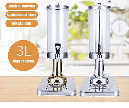 Juice Dispenser Drink Dispenser, Juice Dispenser Cold Heavy Duty Cold Juice Drink Commercial Beverage Dispenser Single Bow...