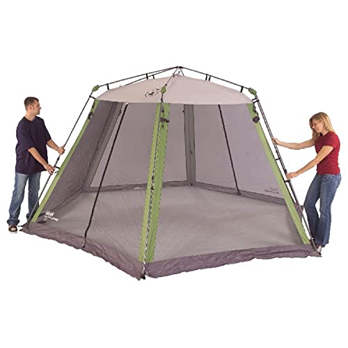 Coleman Skylodge Screened Canopy Tent with Instant Setup 10x10/15x13ft Portable Screen Shelter with 1-Minute Setup for Bu...