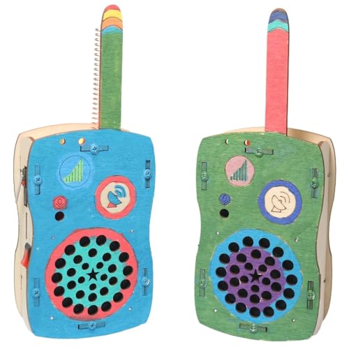STEM Toys for Age 6-8-13 Crafts Kits Building Your Own Walkie Talkies for Kids Valentine Gifts for 6 7 8 9 10 11 12 13 14+...