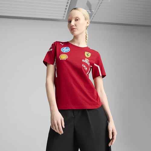 PUMA Scuderia Ferrari F1 2025 Women's Team Tshirt - Red