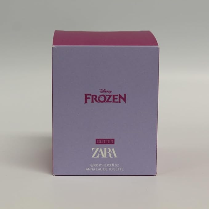 Zara Anna Frozen Glitter Kids Perfume Eau de Toilette Sparkling Fruity Fragrance 60ml (2.03 fl oz)