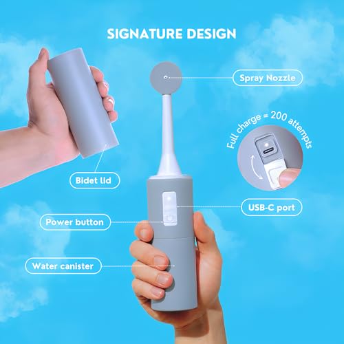 Bumbumbidets - Premium Bidet Postpartum & Perineal Care - Best for Pain Relief, Tears, and Hemorrhoids - Portable Travel B...