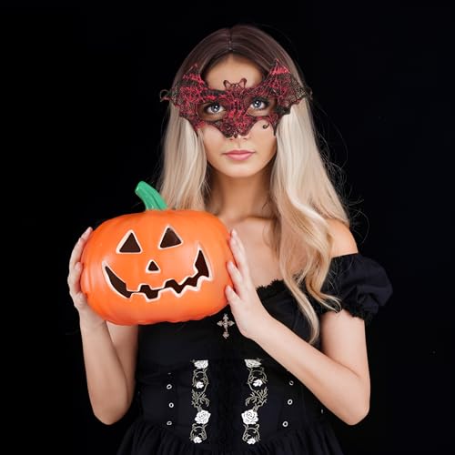 Cnomg Venetian Mardi Gras Mask Set - Glasses for Women - Lace Masquerade Eyemask for Party & Halloween