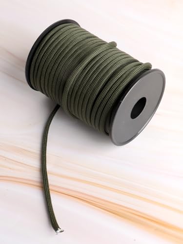 1000 LBS Paracord Rope 4MM Outdoor Survival Rope 12 Strand Parachute Cords for Camping, Hammock, Clothsline, Hiking, Fishi...