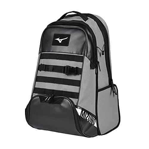 Mizuno MVP Backpack 22 | Baseball and Softball Bag | 4 Bat Sleeves