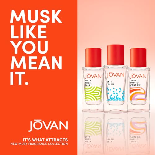 Jovan Skin I'm In Eau de Parfum 1.7 fl oz (Pack of 1), Notes of Black Currant, Jasmine, and Musk, Unisex Fragrance, Long Lasting, Everyday Fragrance, Travel Size