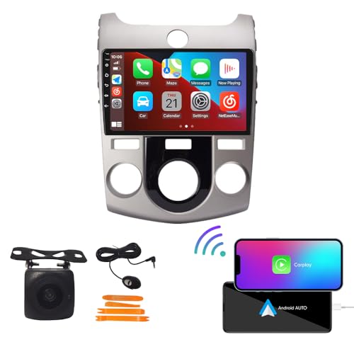 [2G+32G] Carplay Android Auto Touchscreen Autoradio Car Stereo GPS Navigation FM Radio Head Unit WiFi Mirror Link Multimed...