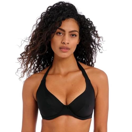 Freya Womens Jewel Cove Halter Underwire Bikini Top