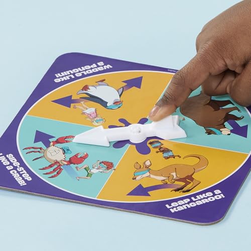 Don't Step in It! Preschool Game I Blindfolded, Poop Party Game | Spinner with 8 Fun Animal Moves | Ages 4+| 1+ Players I Funny Kids Board Games