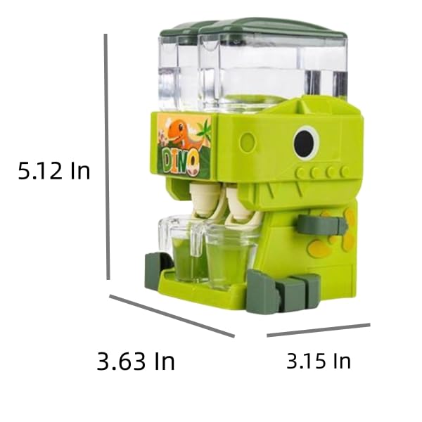 RMISODO Mini Water Dispenser for Kids Adorable Dinosaur Water Machine, Double Water Outlet Drinking Water Fountains Toys f...