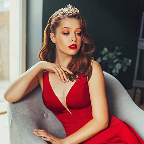 CIEHER Tiara Crowns for Women & Girls - Bridal, Wedding, Prom, Quinceanera, Birthday & Christmas Crown Gifts