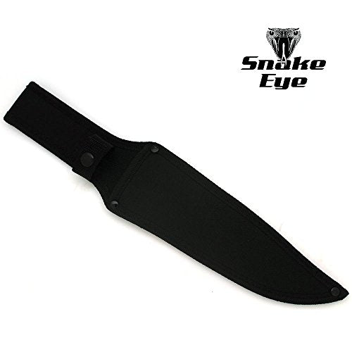 Snake Eye Tactical Fixed Blade Tactical Combat Knife 13-Inch Overall Self Defense Hunting Camping Fishing Survival