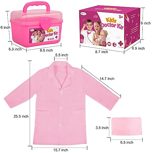 Liberry Doctor Kit for Toddlers 3 4 5 Years Old, Kids Doctor Play Set for Girls Boys Toy, Pretend Play Medical Kit with St...
