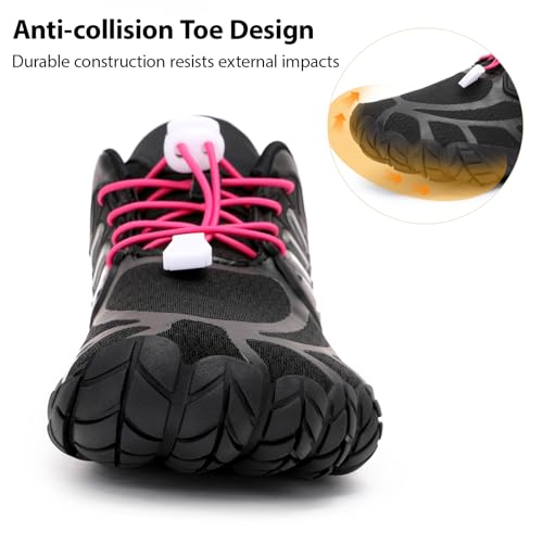MeXYZ Hike Barefoot Shoes Women Wide Toe Box Zero Drop Minimalist Shoes for Workout Cross-Trainer Walking Hiking Water Gro...