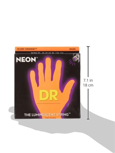 Dr Strings Hi-Def Neon Bass Guitar Strings (Nob6-30)