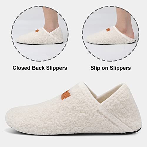 Fires Womens Mens Slippers with Rubber Sole Soft-Lightweight House Slipper Socks Around House Shoes Non Slip Indoor/Outdoor