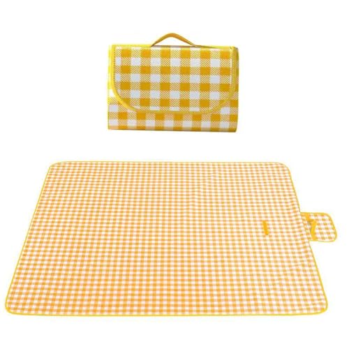 EIYNIY Large Picnic Blanket Waterproof and Sand Proof -59x39 inch Large Outdoor Beach Mat, Portable Foldable Blanket, Suit...