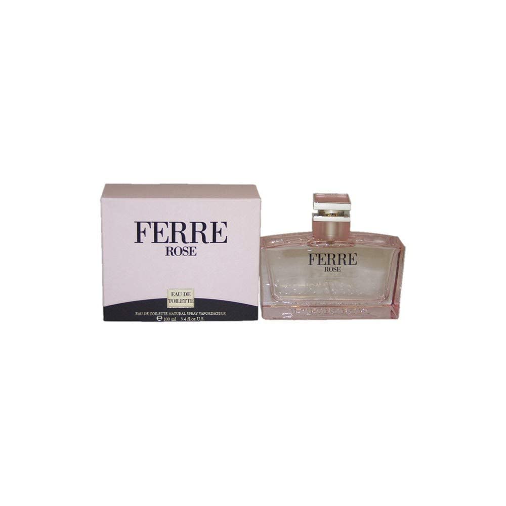 Ferre Rose by Gianfranco Ferre For Women. Eau De Toilette Spray 3.4-Ounces