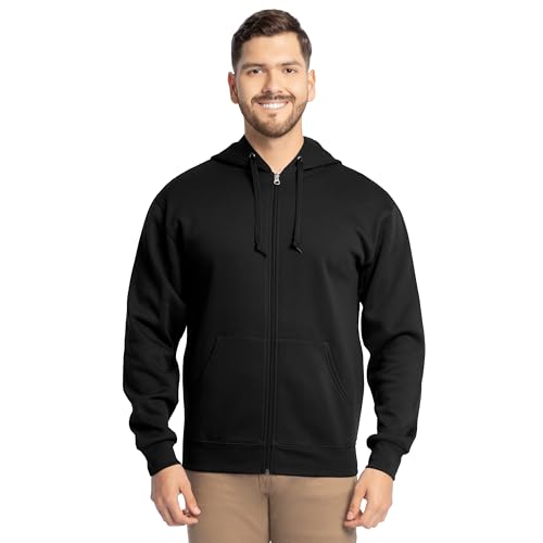 Fruit of the Loom Eversoft Fleece Hoodies, Pullover & Full Zip, Moisture Wicking & Breathable, Sizes S-4X