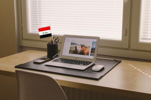 10 Pack Iraq Flags -IRQ Handheld Flag-Desktop Flag-5x8 In, Iraqi Mini Flag. Suitable For Party Decorations, Store Display...