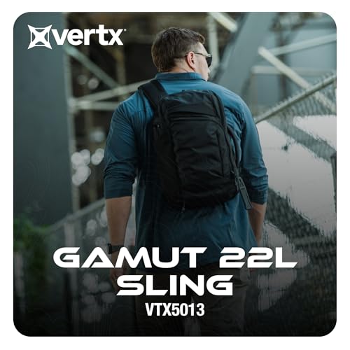 Vertx Gamut 22L Sling Backpack – Versatile, Durable Design with Ample Storage, Ideal for Everyday Use & Outdoor Adventure...