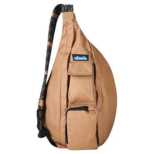 KAVU Rope Bag - Sling Pack for Hiking, Camping, and Commuting - Dune