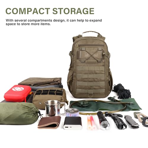 Mardingtop Military Tactical Backpack for Men 20L Molle Rucksack EDC Daypack for Hiking,Travel,Camping, Hunting