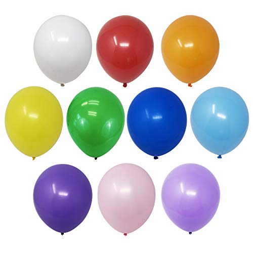 Allgala 100 Count 9 Inch Helium Grade Premium Latex Balloons for Birthday Feliz Cumpleaños Baby Shower Engagement Party We...