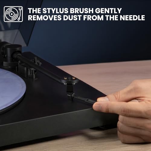 Big Fudge Vinyl Record Cleaning Kit - 4-in-1 Record Cleaner Solution - Includes Ultra-Soft Velvet Record Brush, Cleaning L...