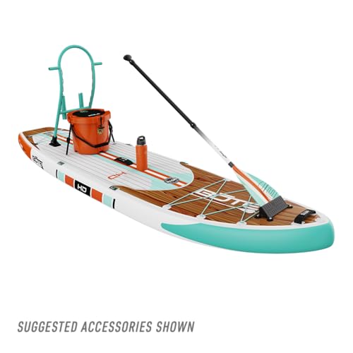 BOTE HD Aero Inflatable Stand Up Paddle Board MAGNEPod Compatible Blow Up iSUP with Paddle Travel Backpack Adults Kids Fam...