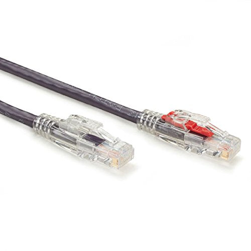 Black Box Gigatrue 3 Cat6 550-Mhz Lockable Patch Cable (Utp) - Violet, 3-Ft. (0.9-M)