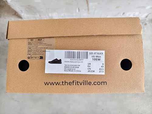 FitVille Wide Men's Golf Shoes Waterproof, Professional Outdoor Spiked Golf Shoes for Men with Arch Support(Gray, 10 Wide)