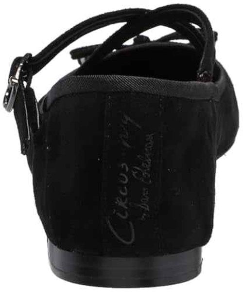 Circus NY by Sam Edelman Women's Zuri Ballet Flat Black Suede 7 Medium