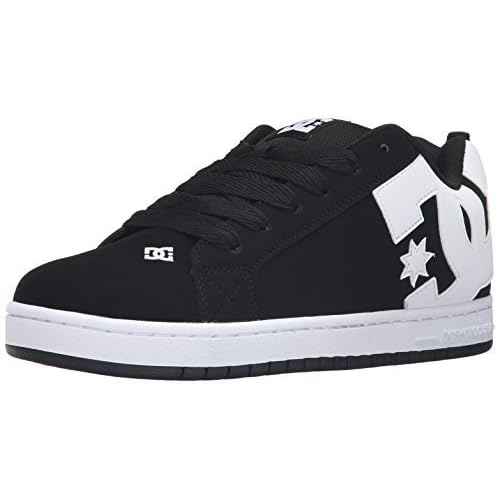 DC Men's Court Graffik Shoe, Black, 14 D D US