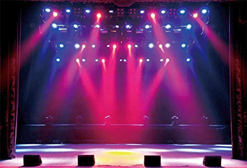 Yeele 10x8ft Stage Concert Backdrop Lighting Nightclub Musical Hall Club Background for Photography Sing Dance Performance...
