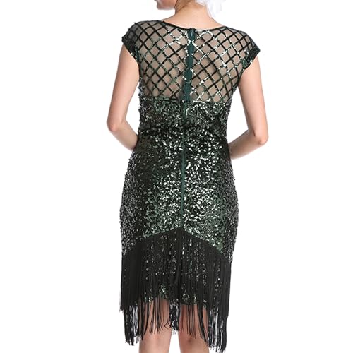 Baisdan Sequin Dress for Party, Sparkly Glitter Fringe Dress, Women's Club & Night Out Dress, Cocktail Dresses for Women