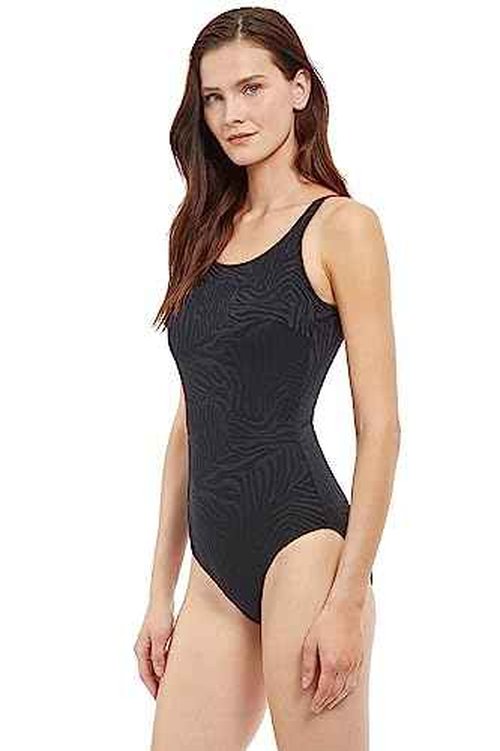 Gottex Women's Standard African Escape Mastectomy One Piece, Black