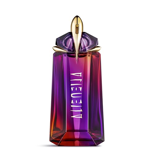 Mugler - Alien Hypersense - Eau de Parfum - Womens Perfume - Floral Woody Scent - Refillable - With Green Mandarin, Pear Accord, Jasmine, & Cashmere - 0.33 Fl Oz