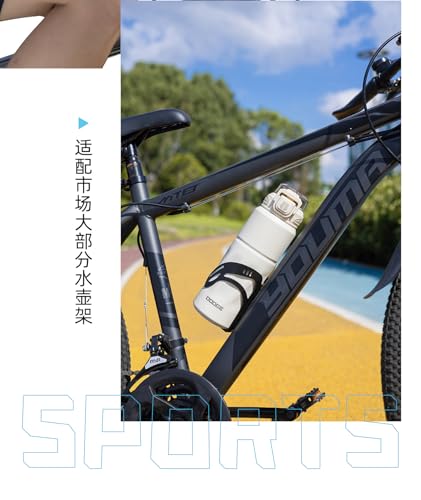 Hahasale 27.7oz high capacity stainless steel water bottle leak proof vacuum insulated with strap for car, School, Fitnes...