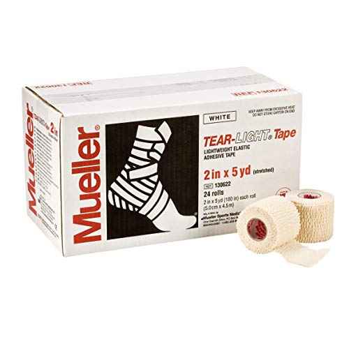 Mueller 3 Inches x 5 Yards Tear-Light Sports First Aid Tape