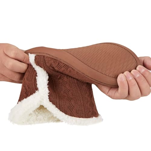 Women's Soft Fluffy Plush Bootie Slippers for Indoor and Outdoor Winter