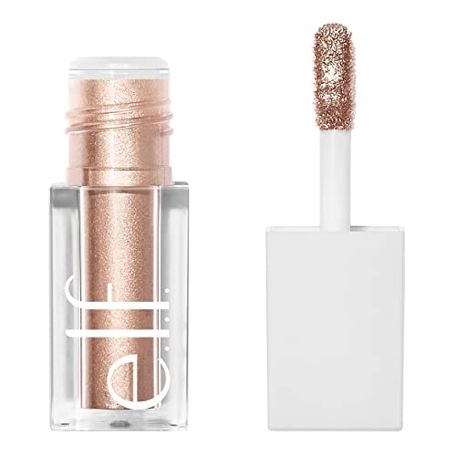 e.l.f. Liquid Metallic Eyeshadow, Gel Formula, Multi-Dimensional Finish For Bold Eye Looks, One-Swipe Coverage, Vegan & Cr...