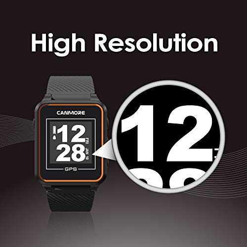 CANMORE TW356 Golf GPS Wearable Device for Men and Women, Free 41,000+ Preloaded Courses Update Worldwide, High Contrast L...