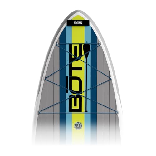 BOTE Low Rider Aero Inflatable Stand Up Paddle Board MAGNEPod Blow Up iSUP Convertible Seat Included Adults Kids Family Fr...