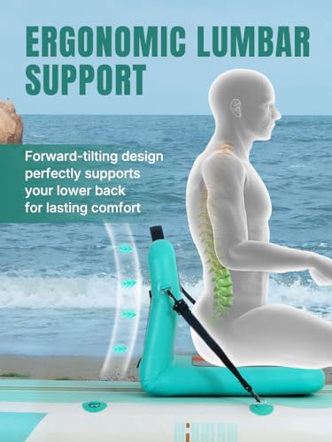 Niphean Paddle Board with Seat, 10’6’’ Inflatable Paddleboard & 4-Layer Insulated Paddle Board Cooler Box