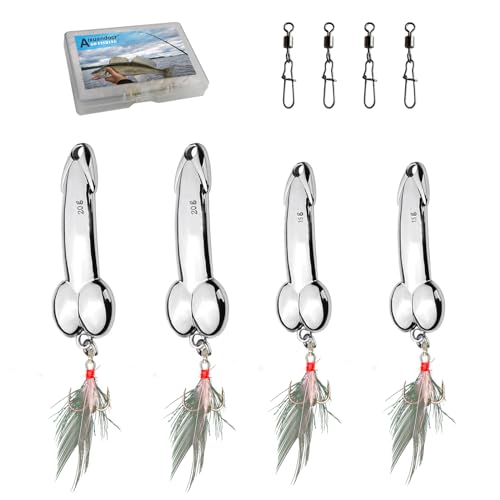 Bass Fishing Lure, Fishing Spoons, Topwater Fishing Lures with Trebles Hooks, Trout Fishing Lures, Fishing Tackle for Fres...